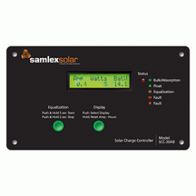 Samlex Scc-30Ab Flush Mount Solar Charge Controller 30