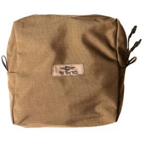 Tethrd Molle Pouch (Option: Large Coyote)