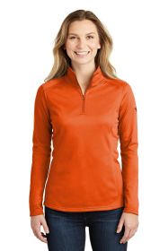 The North Face ® Ladies Tech 1/4-Zip Fleece. NF0A3LHC (Color: Orange Ochre, size: L)