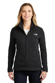 The North Face ® Ladies Sweater Fleece Jacket. NF0A3LH8 (Color: TNF Black Heather, size: L)