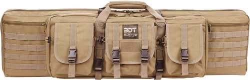 Bulldog 42" Double Tactical Cs (Option: 3 Large Access Pockets Tan)