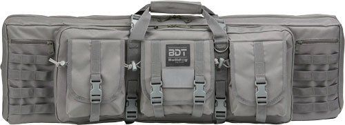 Bulldog 37" Single Tactical Cs (Option: 3 Large Accessory Pockets Grey)