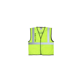 Luminator Series Hi-Vis Reflective Lime Safety Vest (size: large)