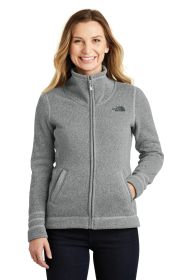 The North Face ® Ladies Sweater Fleece Jacket. NF0A3LH8 (Color: TNF Medium Grey Heather, size: S)