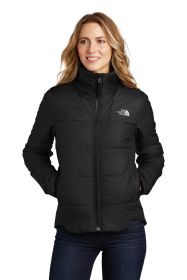 The North Face ® Ladies Chest Logo Everyday Insulated Jacket NF0A7V6K (Color: TNF Black, size: S)