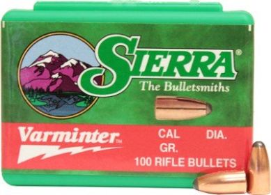 Sierra Bullets .22 Cal .223 (Option: 40Gr Sp 100Ct)