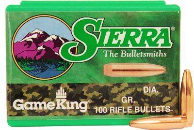 Sierra Bullets .22 Cal .224 (Option: 55Gr Hp-Bt 100Ct)