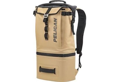 Pelican Soft Cooler Backpack (Option: Compression Molded Coyote)