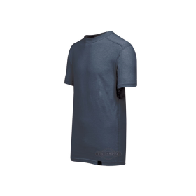 Baselayer Crew Neck Short Sleeve Shirt (Color: Navy, size: small)